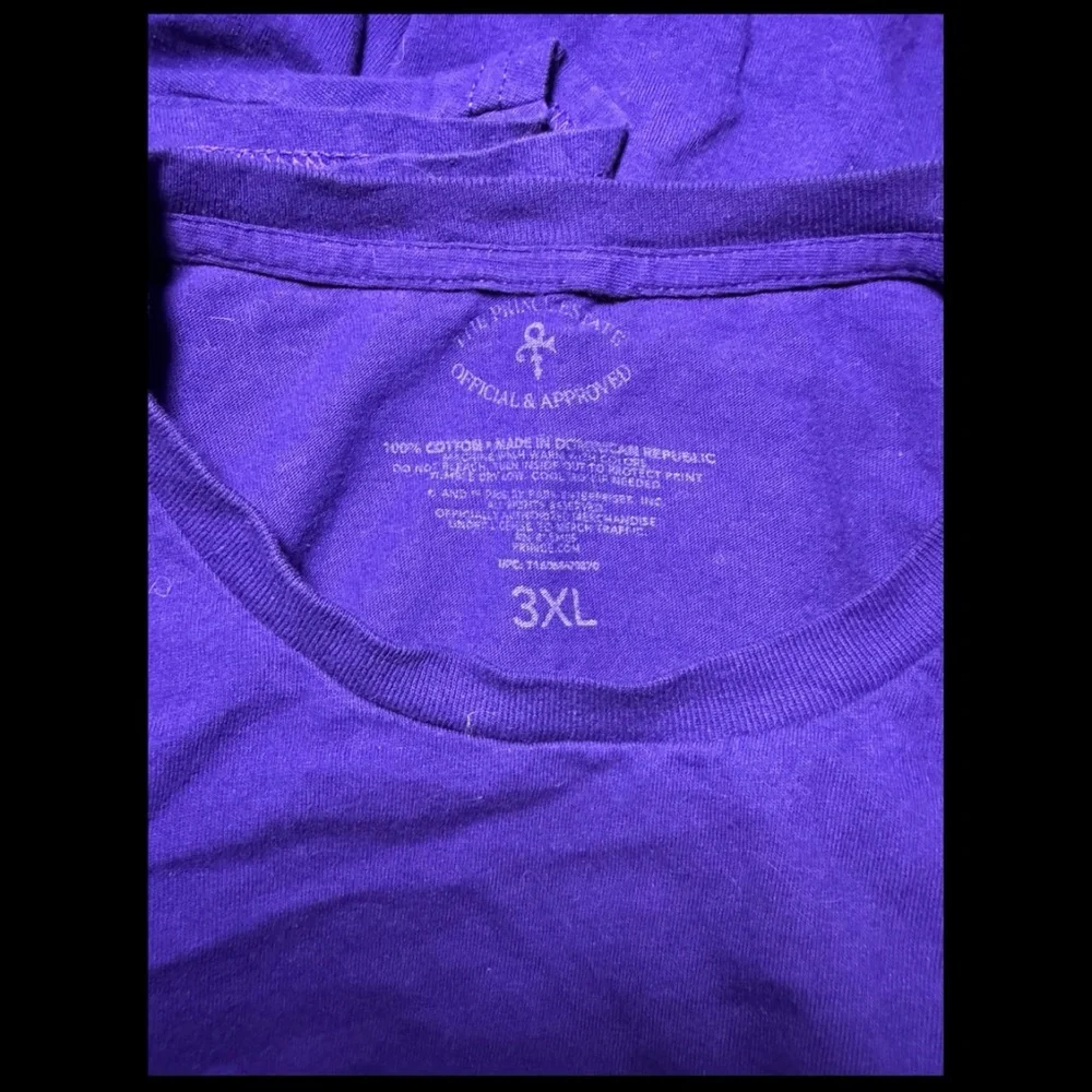 Purple Rain Prince Graphic T-Shirt‎ Size 3X - Picture 5 of 5